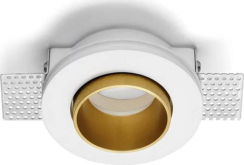 Faretto-incasso-Sforzin-Illuminazione-THESSALY-T335-ORO-GU10-LED-IP20-classico-gesso-lampada-soffitto-tondo