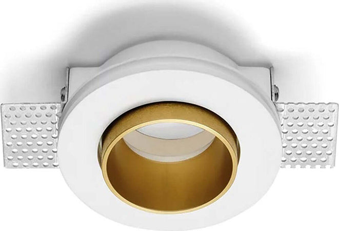 Faretto-incasso-Sforzin-Illuminazione-THESSALY-T335-ORO-GU10-LED-IP20-classico-gesso-lampada-soffitto-tondo