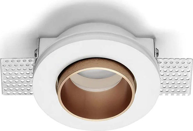 Faretto-incasso-Sforzin-Illuminazione-THESSALY-T336-RAME-GU10-LED-IP20-classico-gesso-lampada-soffitto-tondo