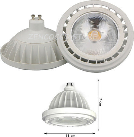 Faretto Lampada Incasso da 20W led COB AR111 attacco GU10 luce 1800Lm 60GRADI Illuminazione/Illuminazione per esterni/Luci per sentieri Zencoccostore - Formia, Commerciovirtuoso.it