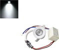 Faretto-Led-1-W-A-Incasso-Mini-Punto-Luce-Bianca-6500k-Bordo-Bianco-Universo