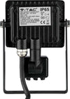 FARETTO-LED-10W-ULTRA-SOTTILE-SLIM-CHIP-SAMSUNG-CON-SENSORE-COLORE-NERO-IP65