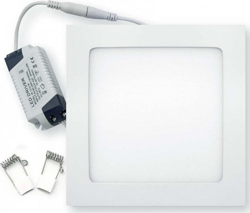 Faretto Led 12 Watt Pannello Incasso quadrato 860LM Luce naturale 4000k Illuminazione/Illuminazione per interni/Luci da incasso Zencoccostore - Formia, Commerciovirtuoso.it