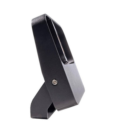 Faretto Led 12w Doppio Diffusore Orientabile Faro Staffa Ip65 Luce Esterni Giardino