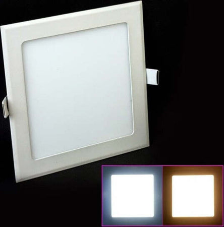 Faretto Led 18w Ultra Slim Quadrato Incasso A Molla Con Led Driver 22.5cm Illuminazione/Illuminazione per interni/Faretti/Faretti da muro Trade Shop italia - Napoli, Commerciovirtuoso.it