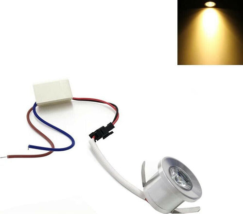 Faretto-Led-1w-A-Incasso-Silver-Punto-Luce-Luce-Calda-Universo