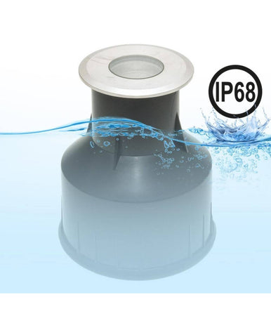 Faretto Led 24v Rgbw Calpestabile Segnapassi Incasso Ip68 4 W Rgb 4000k Dmx Luci