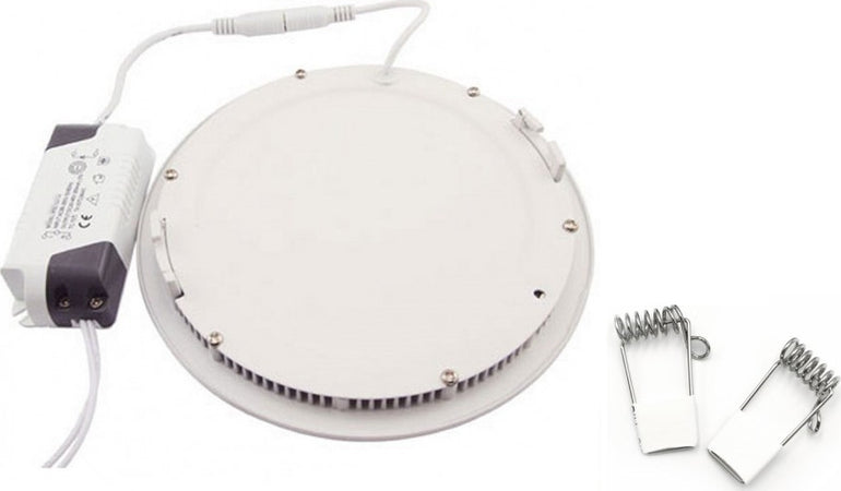Faretto Led 25 Watt Pannello Incasso rotondo 1800 LM Luce Fredda 6000k Illuminazione/Illuminazione per interni/Luci da incasso Zencoccostore - Formia, Commerciovirtuoso.it