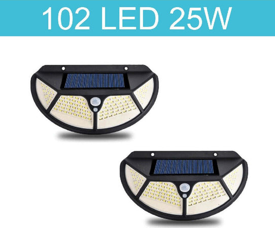 Faretto Led 2pz Da Esterno Con Pannello Solare Sensore Di Movimento Crepuscolare Articoli da Giardino > Illuminazione da esterno > Faretti da esterno Trade Shop italia - Napoli, Commerciovirtuoso.it