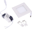 Faretto Led 3 Watt Pannello Incasso quadrato 180LM Luce fredda 6000k Illuminazione/Illuminazione per interni/Luci da incasso Zencoccostore - Formia, Commerciovirtuoso.it