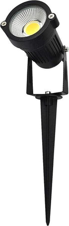 Faretto-Led-5-W-Luce-Bianca-Proiettore-Con-Picchetto-Da-Terra-Giardino-Staffa-Es06-nf-Universo