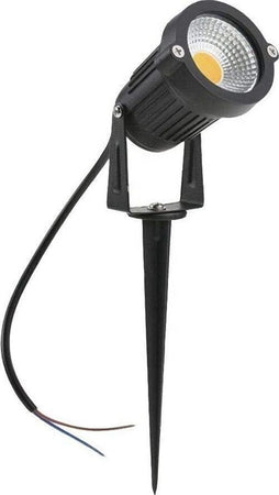 Faretto-Led-5-W-Proiettore-Luce-Calda-Staffa-Picchetto-Da-Terra-Giardino-Esterno-Ed06-nc-Universo