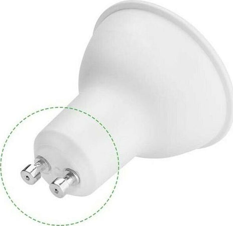 Faretto-Led-6w-Gu10-Ad-Incasso-Lampadina-Luce-Verde-Universo