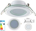 Faretto led 6W Pannello vetro incasso rotondo luce Fredda 6400k Illuminazione/Illuminazione per interni/Luci da incasso Zencoccostore - Formia, Commerciovirtuoso.it