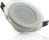 Faretto led 6W Pannello vetro incasso rotondo luce Fredda 6400k Illuminazione/Illuminazione per interni/Luci da incasso Zencoccostore - Formia, Commerciovirtuoso.it
