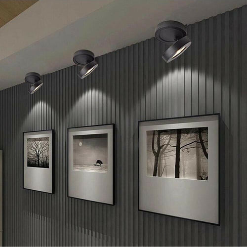 Faretto-Led-7-W-Luce-Bianca-Faro-Da-Soffitto-Orientabile-Gira-360°-f7wnf-Universo