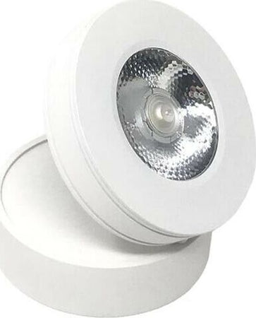 Faretto-Led-7-Watt-Da-Soffitto-Orientabile-Girevole-360°-faro-Luce-Calda-F7wbc-Universo