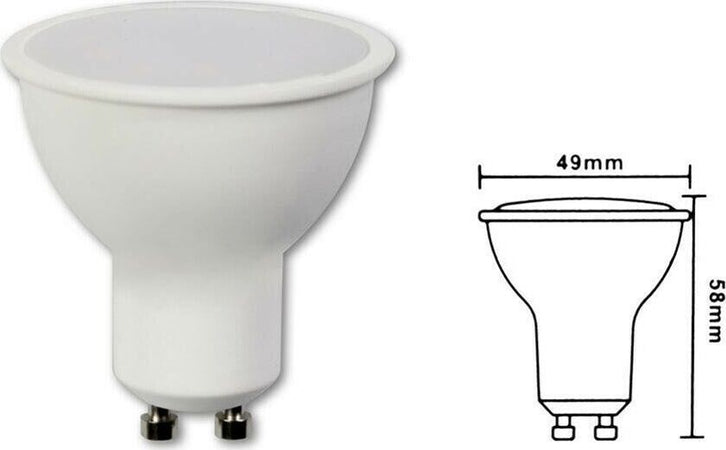 Faretto-Led-8-Watt-Gu10-Da-Incasso-Lampadina-8w-Luce-Naturale-4000k-Universo