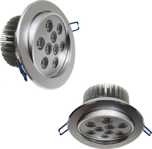 FARETTO LED 9W AD INCASSO ORIENTABILE SPOT A MOLLE CON ALETTE LUCE 220V DRIVER  Trade Shop italia - Napoli, Commerciovirtuoso.it