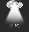 FARETTO LED AR111 DA INCASSO 12W SPOTLIGHT PAR DOWNLIGHT COB V-TAC VT-1110 Illuminazione/Illuminazione per esterni/Luci per sentieri Zencoccostore - Formia, Commerciovirtuoso.it