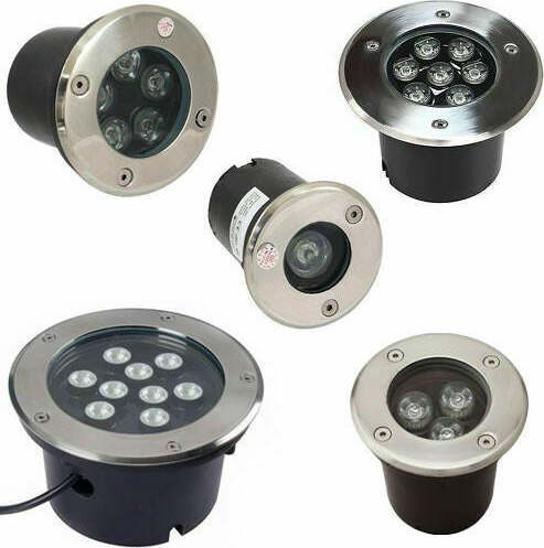 FARETTO-LED-CALPESTABILE-SEGNAPASSI-DA-INCASSO-1W-3W-5W-7W-9W-12W-18W-ESTERNO-GIARDINO-IP65