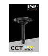 Faretto Led Cct 3 Tonalità Di Colore Solare Ricaricabile Impermeabile Ip65 Fy-3c