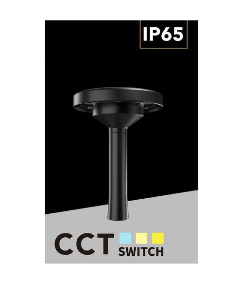 Faretto Led Cct 3 Tonalità Di Colore Solare Ricaricabile Impermeabile Ip65 Fy-3c