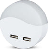 Faretto LED Chip Samsung Segnapasso Notturno Rotondo 0,45W con Sensore Crepuscolare e USB Illuminazione/Illuminazione per interni/Illuminazione speciale/Luci notturne Zencoccostore - Formia, Commerciovirtuoso.it