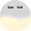Faretto LED Chip Samsung Segnapasso Notturno Rotondo 0,45W con Sensore Crepuscolare e USB Illuminazione/Illuminazione per interni/Illuminazione speciale/Luci notturne Zencoccostore - Formia, Commerciovirtuoso.it