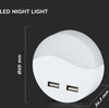 Faretto LED Chip Samsung Segnapasso Notturno Rotondo 0,45W con Sensore Crepuscolare e USB Illuminazione/Illuminazione per interni/Illuminazione speciale/Luci notturne Zencoccostore - Formia, Commerciovirtuoso.it
