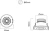 Faretto-Led-Cob-3-W-Luce-Calda-3000k-A-Incasso-Orientabile-Bordo-Bianco-P-45-bc-Universo