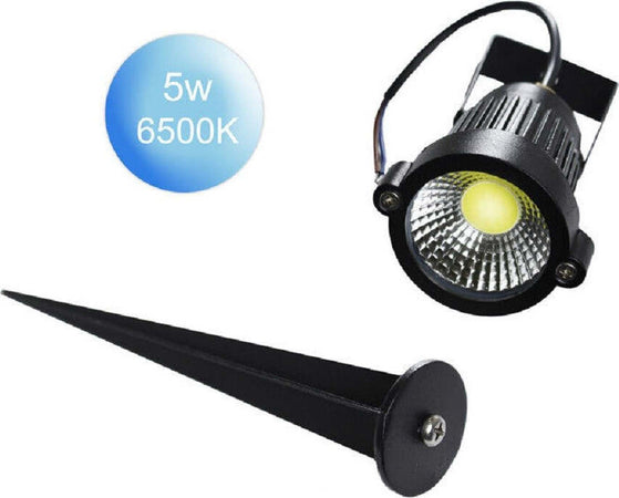 Faretto Led Cob 5w Picchetto Esterno Giardino Es06 Luce Bianca Fredda Verde Calda Articoli da Giardino > Illuminazione da esterno > Faretti da esterno Trade Shop italia - Napoli, Commerciovirtuoso.it
