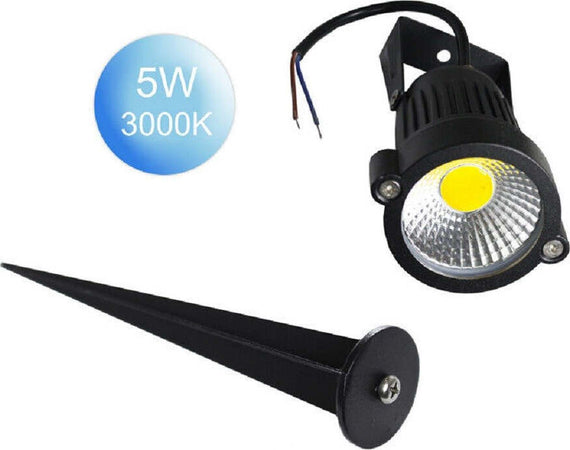 Faretto Led Cob 5w Picchetto Esterno Giardino Es06 Luce Bianca Fredda Verde Calda Articoli da Giardino > Illuminazione da esterno > Faretti da esterno Trade Shop italia - Napoli, Commerciovirtuoso.it