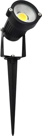 Faretto-Led-Cob-5-W-Proiettore-Luce-Naturale-Staffa-Picchetto-Da-Terra-Giardino-Es06-nn-Universo