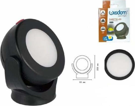 Faretto-Led-Cob-Da-Campeggio-Casa-Auto-Lampada-Portatile-Con-Magnete-Dt-2110