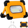 Faretto Led Con Funzione Powerbank A Ricarica Solare 9000mah 60w 6500k