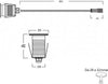 Faretto-LED-CREE-segnapasso-1W-calpestabile-radente12-24v-95LM-ip67