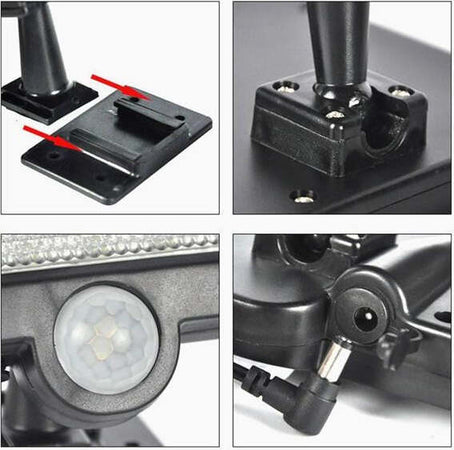Faretto Led Da Esterno Con Pannello Solare Con Sensore Di Movimento Telecomando Articoli da Giardino > Illuminazione da esterno > Lampade per esterno Trade Shop italia - Napoli, Commerciovirtuoso.it