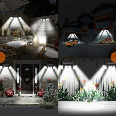 Faretto Led Esterno Con Pannello Solare E Sensore Di Movimento Crepuscolare Ip65 Articoli da Giardino > Illuminazione da esterno > Faretti da esterno Trade Shop italia - Napoli, Commerciovirtuoso.it