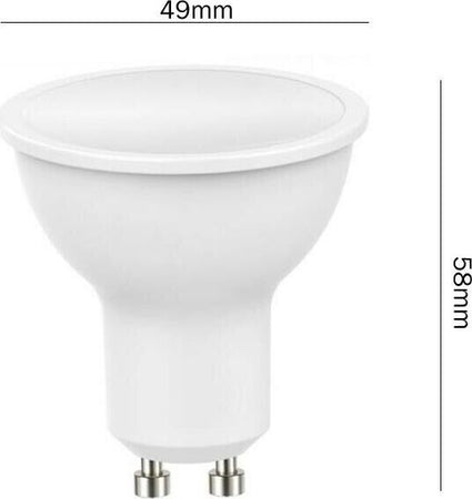 Faretto-Led-Gu10-Ad-Incasso-Lampadina-6w-Luce-Rossa-Universo