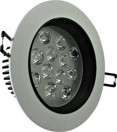 Faretto Led Incasso A Molla Con Alette 3 5 7 9 12 15 18 W Cornice Telaio Bianco Illuminazione/Illuminazione per interni/Luci da incasso Trade Shop italia - Napoli, Commerciovirtuoso.it