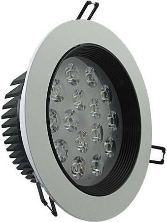 FARETTO LED INCASSO A MOLLA CON ALETTE 3 5 7 9 12 15 18 W CORNICE TELAIO BIANCO  Trade Shop italia - Napoli, Commerciovirtuoso.it