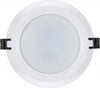 Faretto-LED-Incasso-cornice-Vetro-9W-Luce-Fredda-6000k-Pannello-Rotondo-720LM