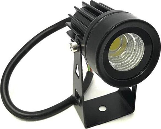 Faretto-Led-Luce-Bianca-Cob-3.5-W-Proiettore-Da-Giardino-Terra-Staffa-A-Parete