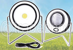 FARETTO LED LUCE BIANCA ENERGIA SOLARE CAMPEGGIO GIARDINO RICARICABILE ROTONDO Illuminazione/Illuminazione per esterni/Proiettori Trade Shop italia - Napoli, Commerciovirtuoso.it