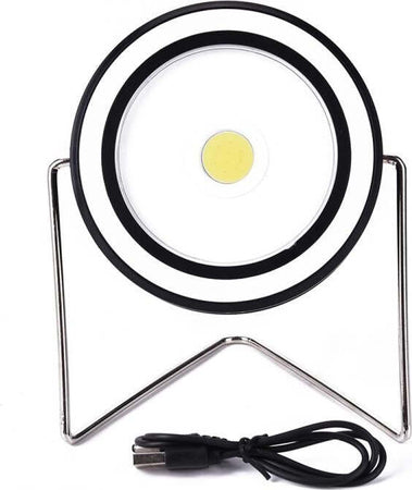 FARETTO LED LUCE BIANCA ENERGIA SOLARE CAMPEGGIO GIARDINO RICARICABILE ROTONDO Illuminazione/Illuminazione per esterni/Proiettori Trade Shop italia - Napoli, Commerciovirtuoso.it