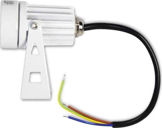 Faretto-Led-Luce-Blu-Cob-3.5-W-Proiettore-Da-Giardino-Terra-Staffa-A-Parete-Es38