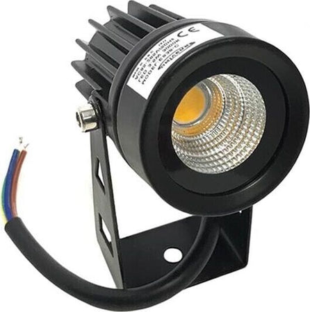Faretto-Led-Luce-Calda-Cob-3.5-W-Proiettore-Da-Giardino-Terra-Staffa-A-Parete