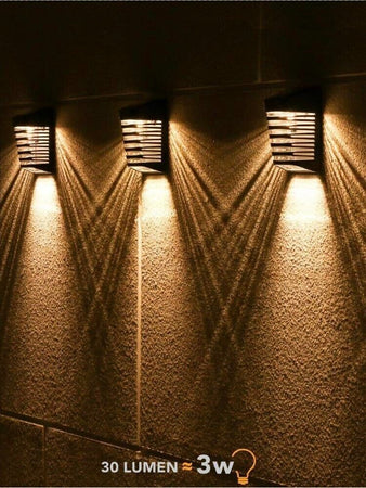 Faretto-Led-Pannello-Solare-Sensore-Crepuscolare-Applique-Luce-Calda-3-W-Universo