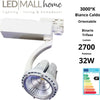 Faretto led per binario trifase 32w 3000k luce calda Illuminazione/Illuminazione per interni/Illuminazioni per pareti/Faretti da muro Led Mall Home - Napoli, Commerciovirtuoso.it